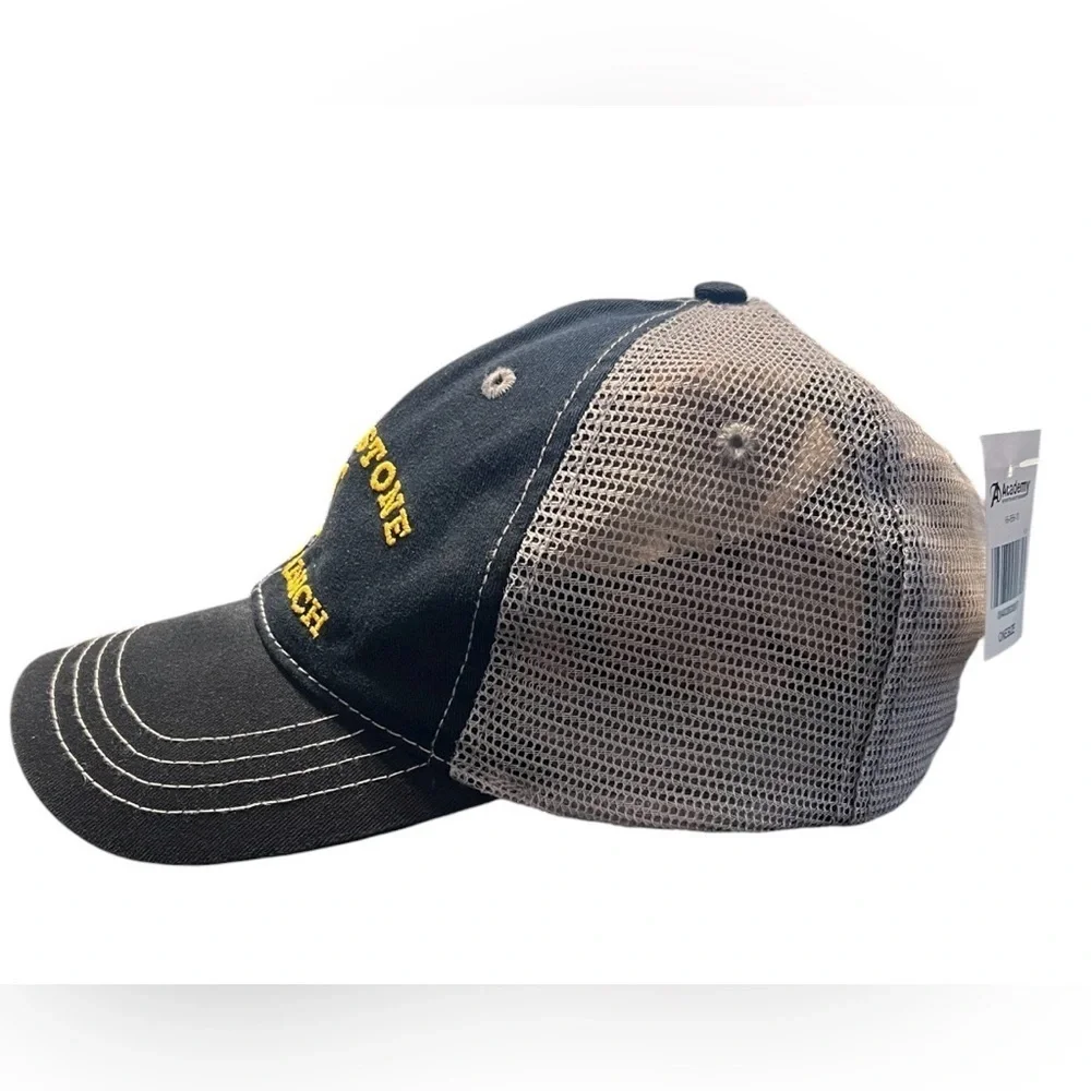 NWT Men's Yellowstone Dutton Ranch Logo Adjustable Trucker Hat